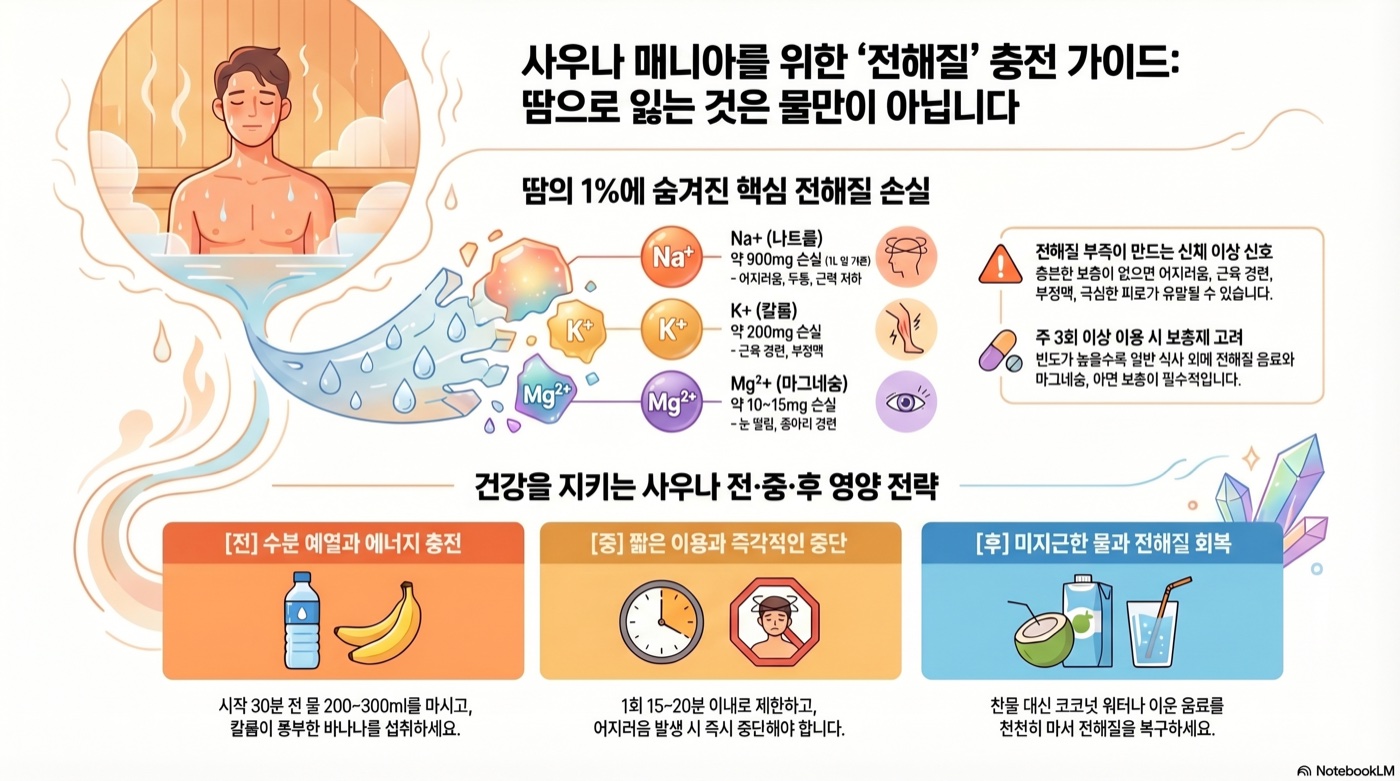 사우나·찜질방 자주 가는 사람이 놓치기 쉬운 영양 손실